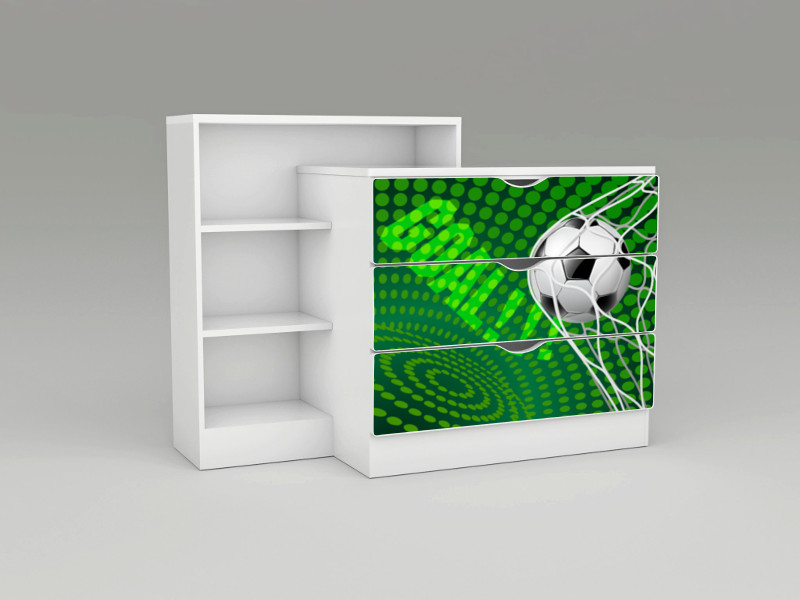 Becks komoda XXL DUO Futbal zelený